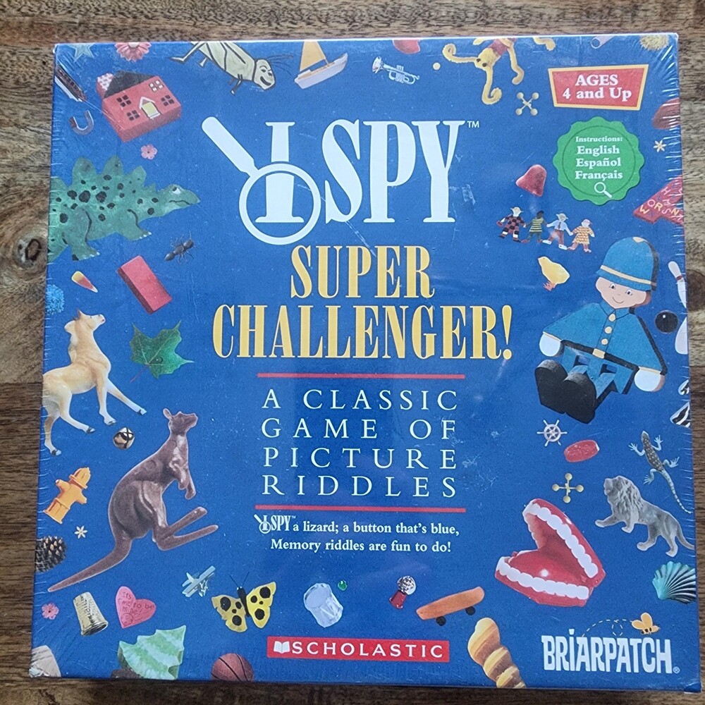 Briarpatch I Spy Super Challenger Memory Game New Sealed USA 1-6 Players Ages 4+